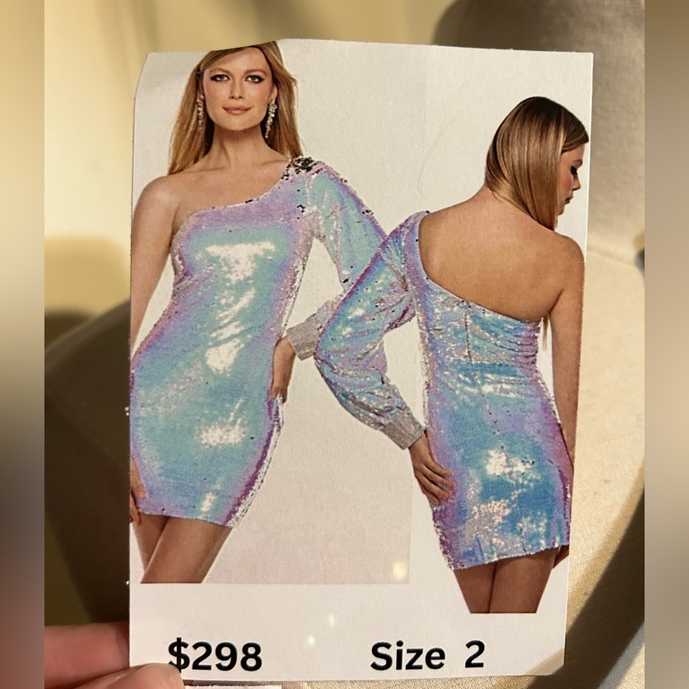 Alyce Paris size 2 full sequin dress